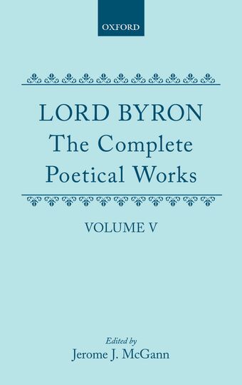 The Complete Poetical Works, Volume 5 book cover