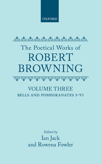 The Poetical Works of Robert Browning: Volume III book cover