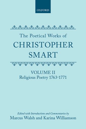 The Poetical Works of Christopher Smart: Volume II book cover