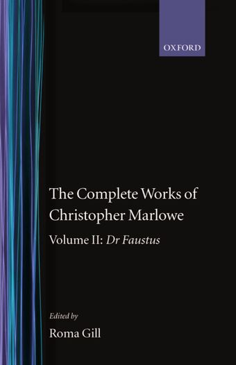 The Complete Works of Christopher Marlowe book cover