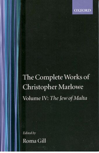 The Complete Works of Christopher Marlowe: Volume IV book cover