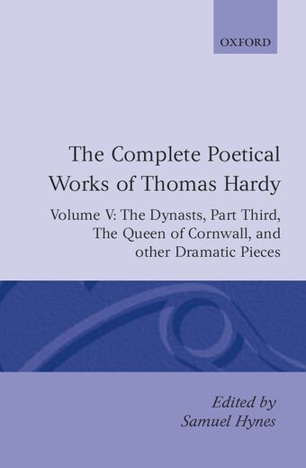 The Complete Poetical Works of Thomas Hardy book cover