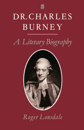 Dr Charles Burney book cover