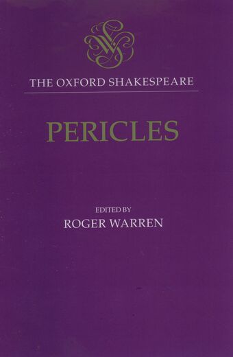 The Oxford Shakespeare: Pericles book cover