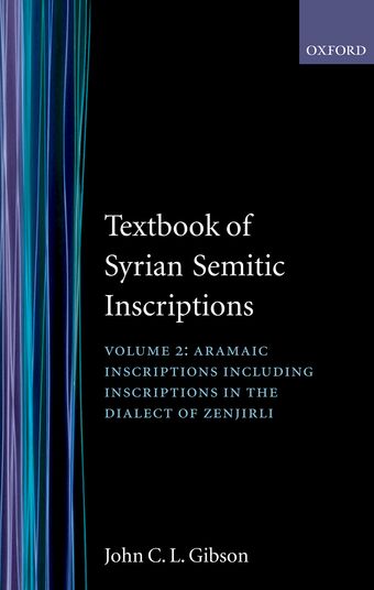 Textbook of Syrian Semitic Inscriptions book cover