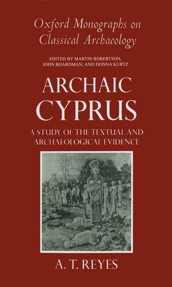 Archaic Cyprus book cover