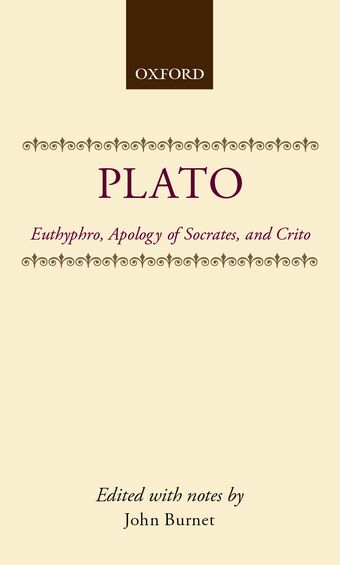 Euthyphro; Apology of Socrates; Crito book cover