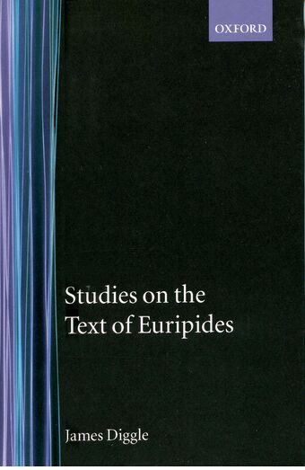 Studies on the Text of Euripides book cover