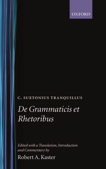 De Grammaticis et Rhetoribus book cover