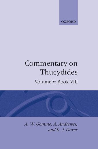An Historical Commentary on Thucydides: Volume 5 book cover