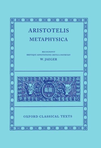Metaphysica book cover