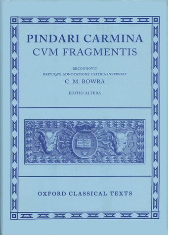 Pindar Carmina book cover