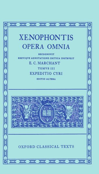 Xenophon III. Expeditio Cyri (Anabasis) book cover