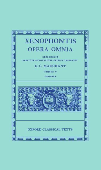 Xenophon V. Opuscula book cover