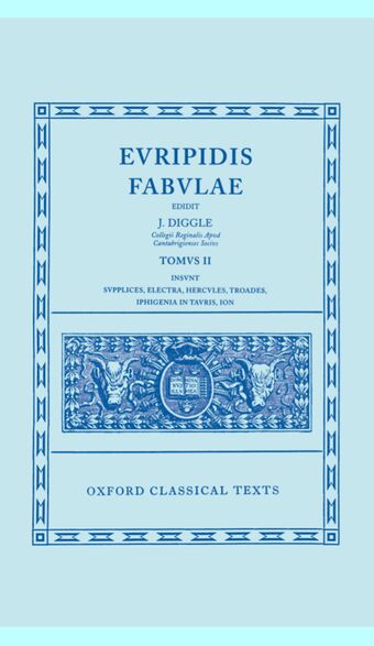 Euripides Fabulae: Volume II book cover