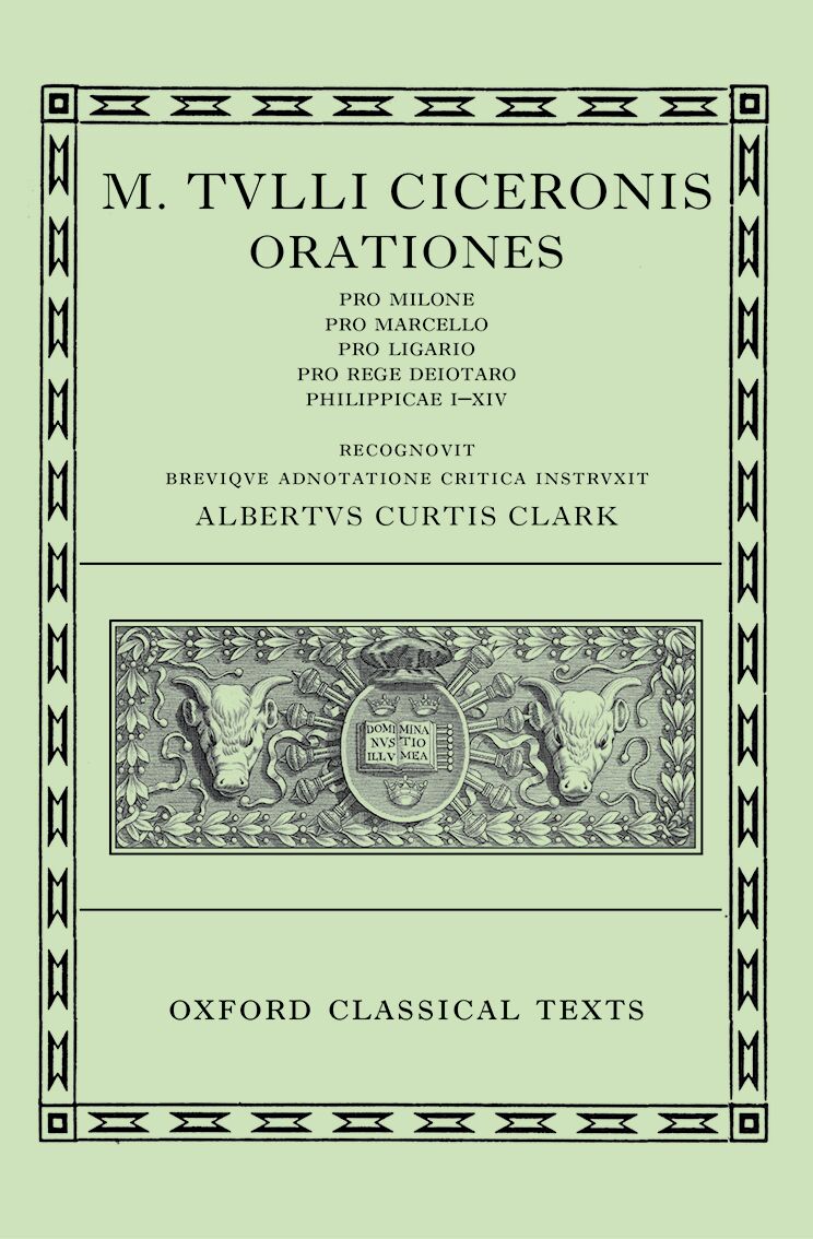 Cicero Orationes. Volume II book cover