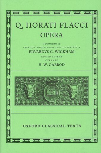 Horace Opera book cover
