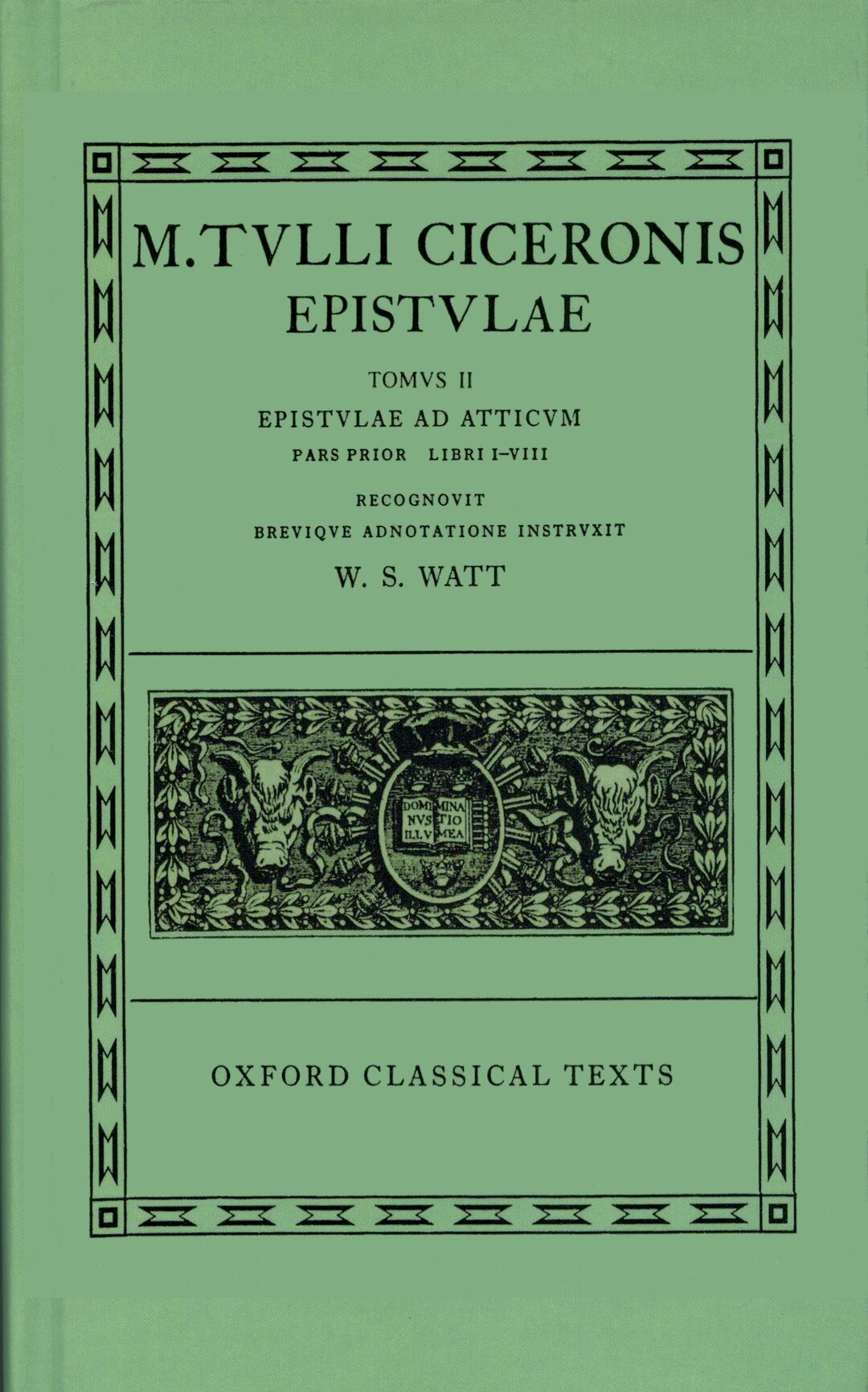 Cicero Epistulae. Volume II. Part i book cover