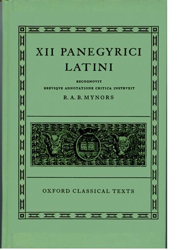 XII Panegyrici Latini book cover