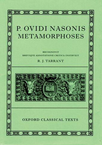 Ovid Metamorphoses book cover