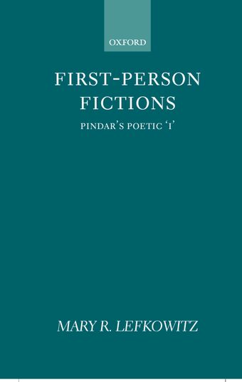 First-Person Fictions book cover