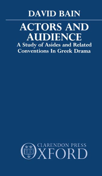 Actors and Audience book cover