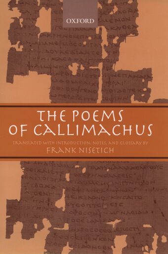 The Poems of Callimachus book cover