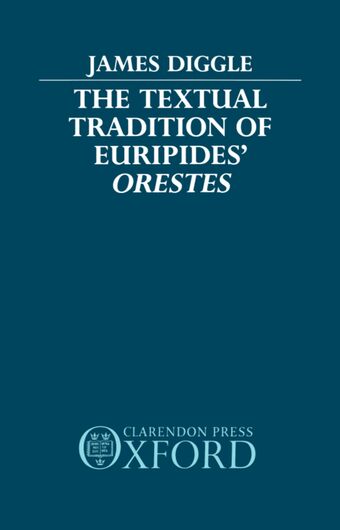 The Textual Tradition of Euripides' Orestes book cover
