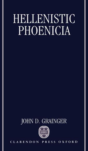 Hellenistic Phoenicia book cover