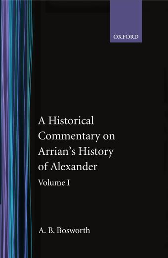A Historical Commentary on Arrian's History of Alexander book cover