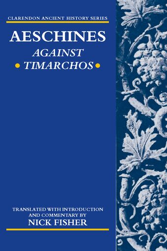 Against Timarchos book cover
