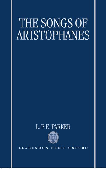 The Songs of Aristophanes book cover