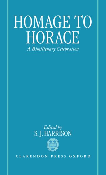 Homage to Horace book cover