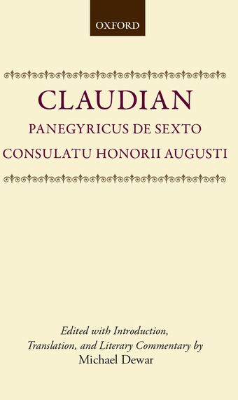 Panegyricus de Sexto Consulatu Honorii Augusti book cover