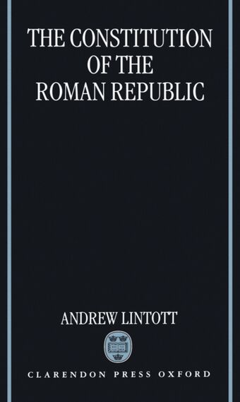 The Constitution of the Roman Republic book cover