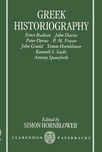 Greek Historiography book cover