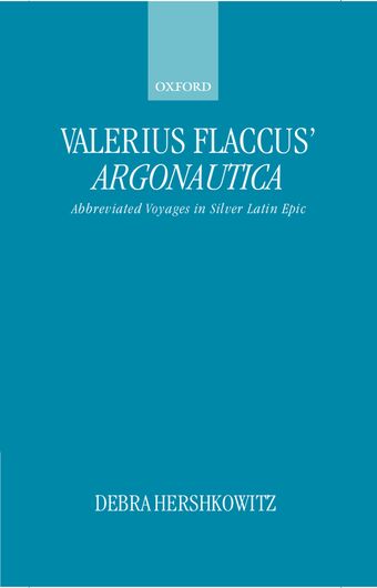 Valerius Flaccus' Argonautica book cover