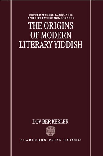 The Origins of Modern Literary Yiddish book cover