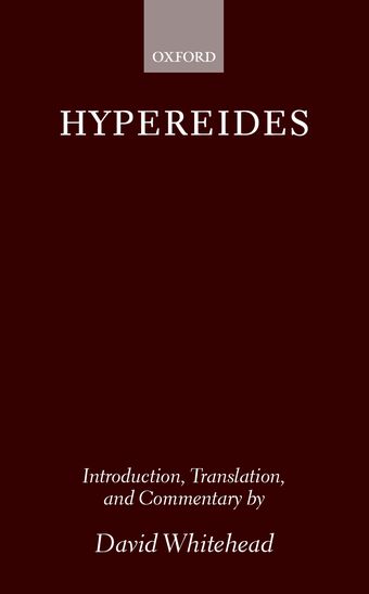 Hypereides book cover