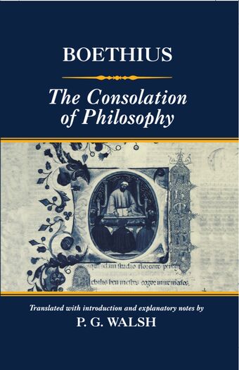 The Consolation of Philosophy book cover