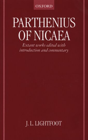 Parthenius of Nicaea book cover