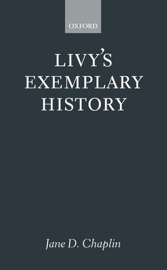 Livy's Exemplary History book cover