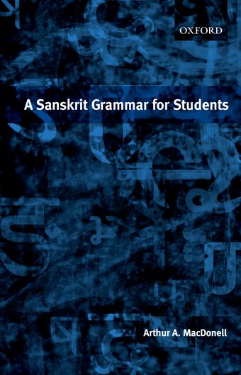A Sanskrit Grammar for Students book cover