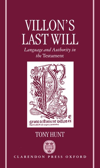 Villon's Last Will book cover