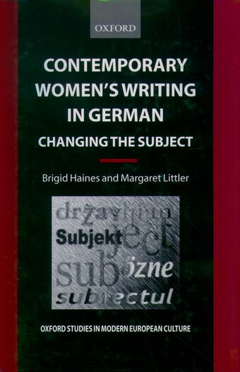 Contemporary Women's Writing in German book cover
