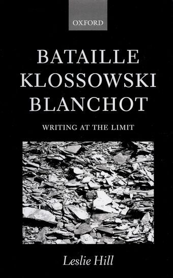 Bataille, Klossowski, Blanchot book cover