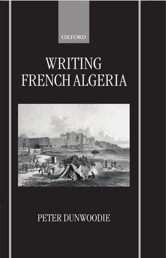 Writing French Algeria book cover