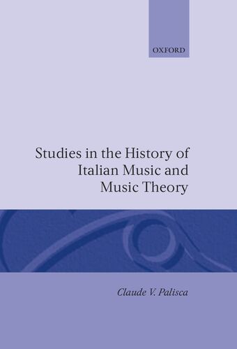 Studies in the History of Italian Music and Music Theory book cover
