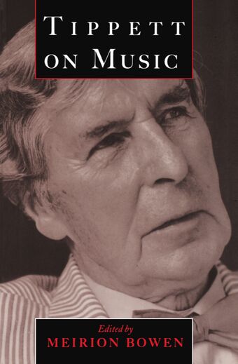 Tippett on Music book cover