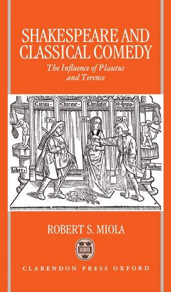 Shakespeare and Classical Comedy book cover